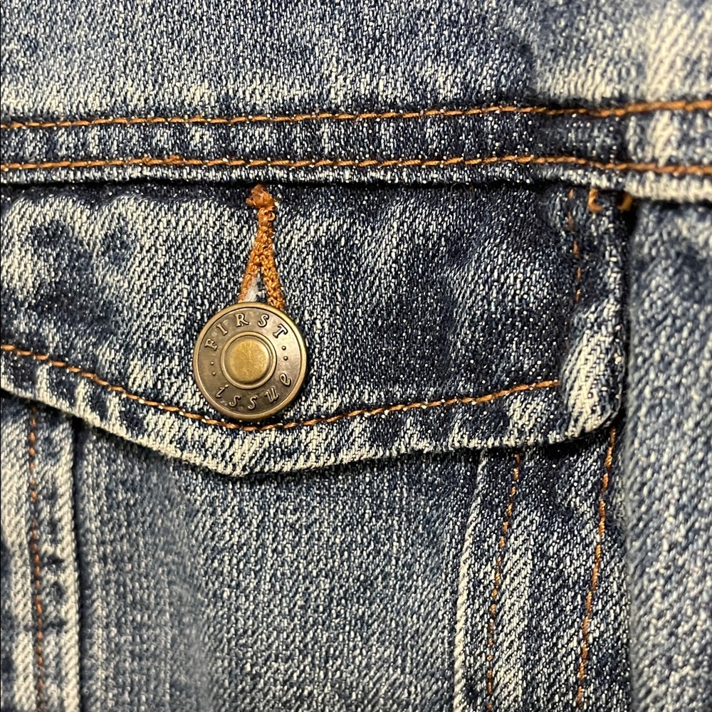 Liz Claiborne Dark Blue Denim Jacket - Picture 6 of 8